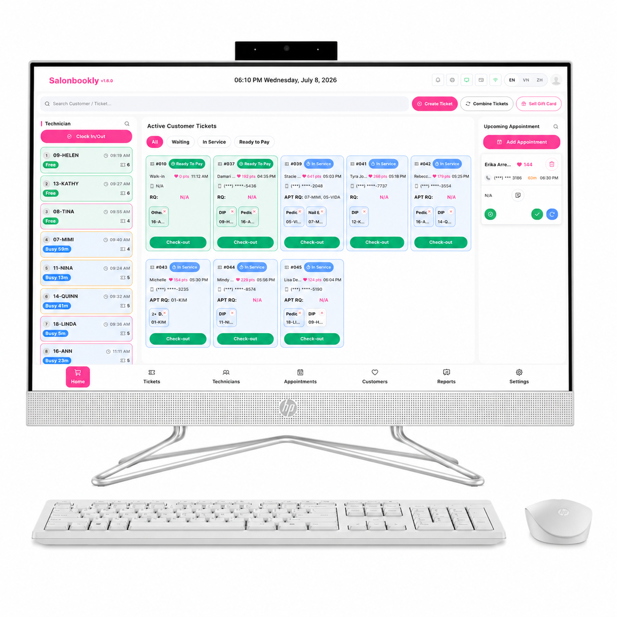 Salonbookly POS